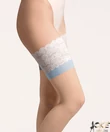 Kép 2/2 - Nagyméretű Gabriella combfix natural kék csipkével Katherine