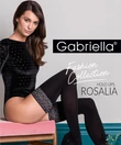 Kép 2/2 - Gabriella vastag combfix fekete Rosalia 60 den