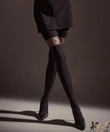Kép 2/2 - Marilyn combfix hatású harisnya fekete Zazu W01