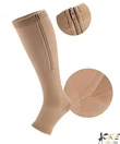 Kép 1/2 - Kompressziós térdharisnya cipzárral 15-22 mmHg bézs