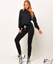Kép 1/3 - Victoria moda melegítő szett fekete
