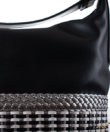 Kép 2/3 - David Jones fekete fonott női divat táska