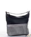 Kép 1/3 - David Jones fekete fonott női divat táska