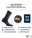 Kép 3/3 - Bonny Silver ezüstszálas zokni fekete
