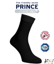 Kép 1/2 - Ezüstszálas zokni fekete Prince