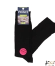 Kép 2/2 - Gumi nélküli zokni 100% pamut fekete Prince