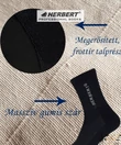 Kép 2/2 - Herbert Active félfrottír sportzokni szürke extra méret