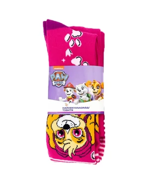 Mancs őrjárat pamut gyerek harisnya pink