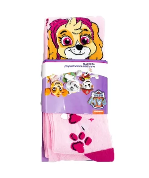 Mancs őrjárat pamut gyerek harisnya rózsaszínű