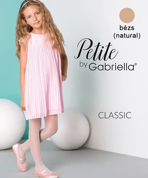 Gabriella Classic gyerek harisnya natur barna 20den