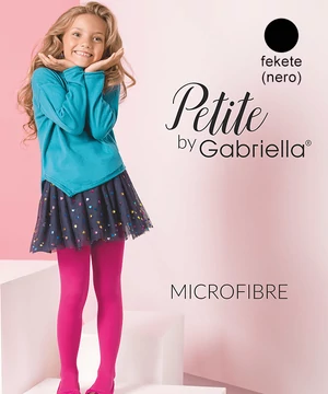 Gabriella közepesen vastag gyerek harisnya fekete 40den