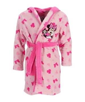 Disney Minnie pihe puha wellsoft gyerek köntös füles kapucnival