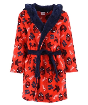 Pókember gyerek köntös pihe puha wellsoft piros