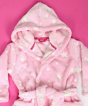 Sötétben világító unikornisos pihe puha welsoft gyerek köntös