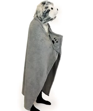 Pihe puha Husky kapucnis takaró 