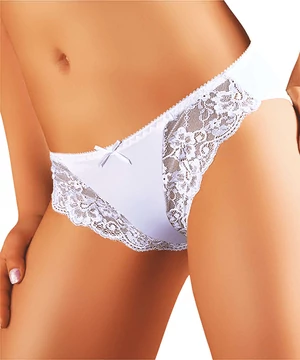 Ewana fehér csipke betétes női bugyi Figi