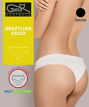 Gatta fekete női brazil bugyi Coco