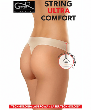 Gatta bugyi bézs String Ultra Comfort