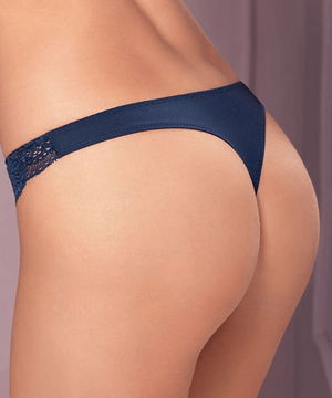 Leilieve tanga csipkés kék 993
