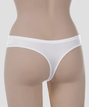 Lemila fehér csipkés szatén női bugyi