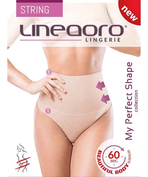 Lineaoro nagyméretű fekete alakformáló fehérnemű tanga elise string
