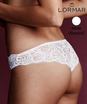 Lormar brazil bugyi  fehér csupa csipke Frizzante Brasiliana