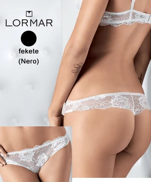 Lormar tanga csupa csipke fekete Myclass Perizoma