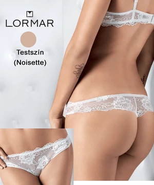 Lormar tanga csupa csipke púder Myclass Perizoma