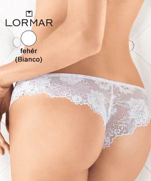 Lormar brazil bugyi  fehér csupa csipke Prestige Brasiliana