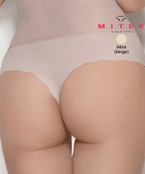 Alakformáló tanga lézervágott beige Glam