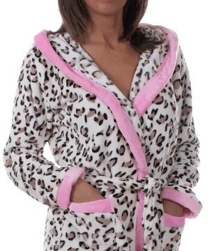Ocelot mintás pihe puha wellsoft női köntös 