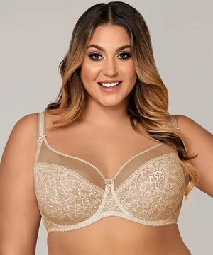 F kosaras bélés nélküli melltartó bézs