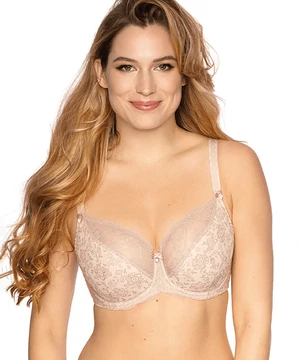 C kosaras melltartó bézs szivacsos merevítős