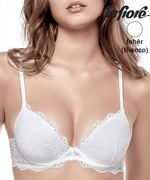 Infiore 3000 push up csipke melltartó fehér B kosár