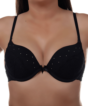 Lemila super push up melltartó fekete B