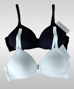 Lemila kamasz melltartó fehér B kosár