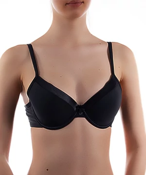 Lemila fekete melltartó C kosaras