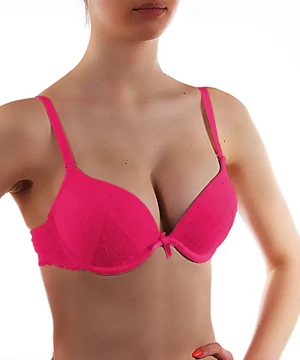 Lemila super push up melltartó pink A kosár