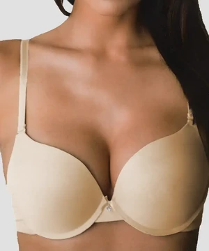 Lemila vastag szivacsos melltartó bézs C kosár