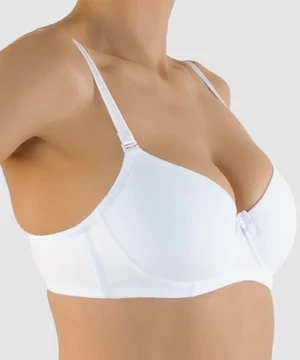 Nagyméretű Lemila melltartó fehér D kosár