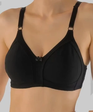 Szivacs nélküli Lemila melltartó fekete C kosár