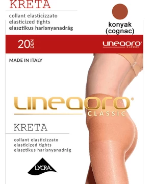 Lineaoro női harisnya cognac 20 den Kreta