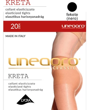 Lineaoro fekete harisnya 20 den Kreta