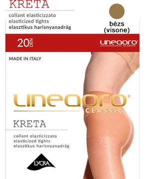 Lineaoro női harisnya visone 20 den Kreta