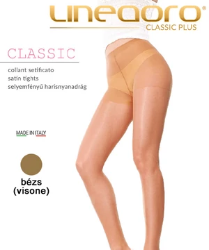 Lineaoro selyemfényű női harisnyanadrág visone 20d Classic