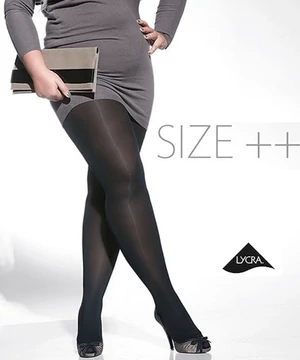 Adrian fekete nagyméretű vastag harisnya Amy 60 den