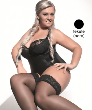 Adrian Bella fekete nagyméretű combfix 15 den