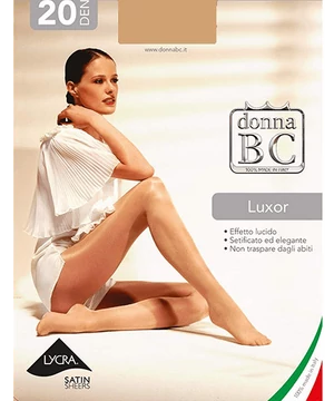 Fényes női harisnya Donna Bc Luxor 20den bézs
