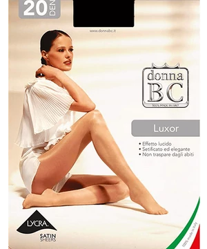 Fényes női harisnya Donna Bc Luxor 20den fekete 