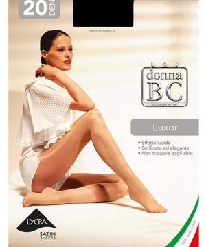 Fényes női harisnya Donna Bc Luxor 20den fekete 